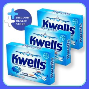 Kwells - Nausea Travel Sickness 300mcg - 3 x 12 Tablets
